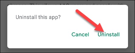 إلغاء تثبيت تطبيقات على Android