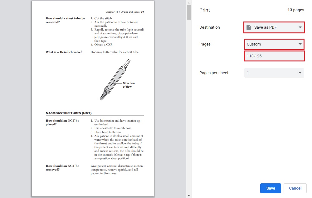 تقسيم ملف pdf إلى عدة أجزاء