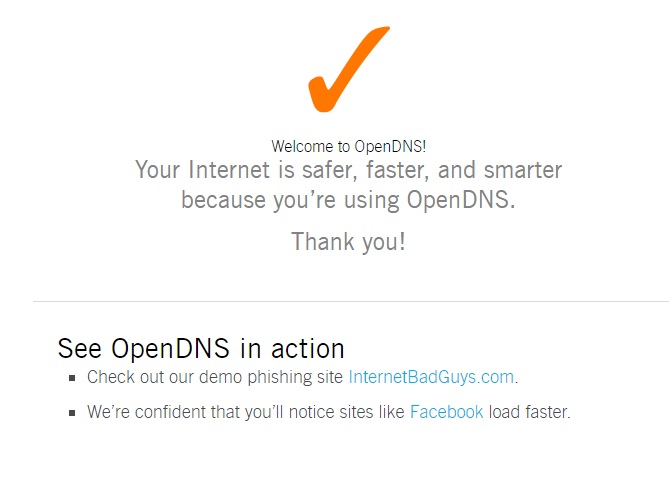 تفعيل خدمة OpenDNS لحجب أي موقع